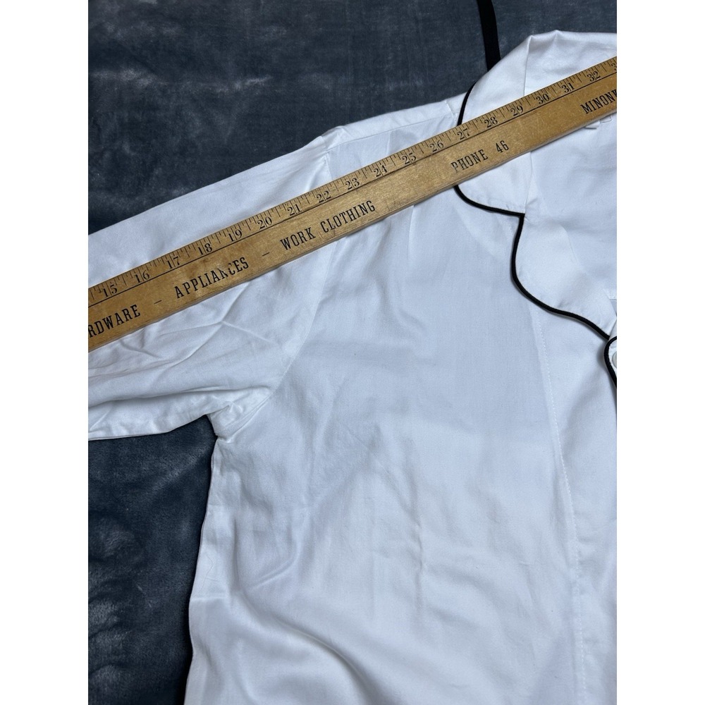 Bedhead Pajama Set Medium Organic Cotton Mr Set White - Picture 12 of 15